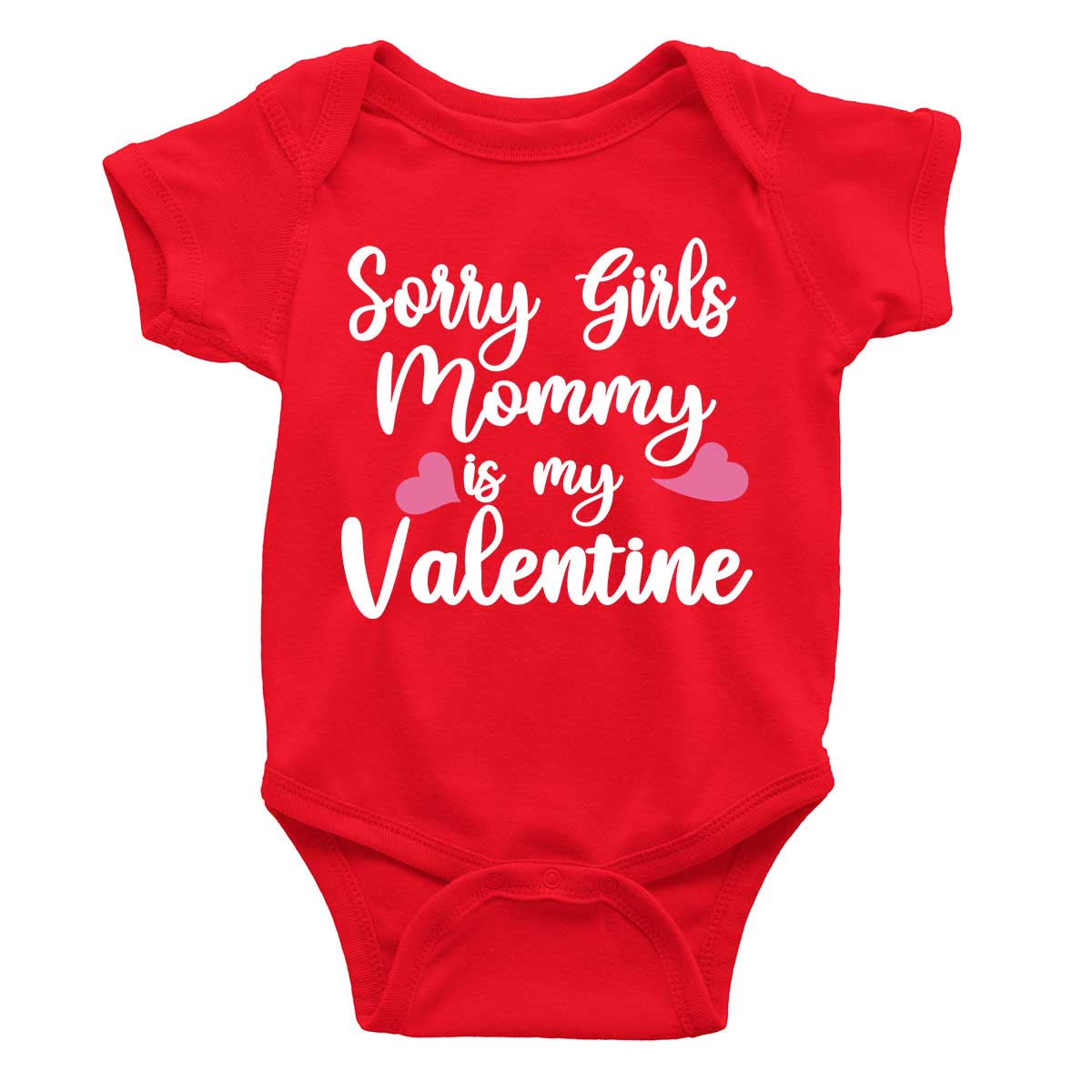 jopo sorry girls mommy is my valentine Red
