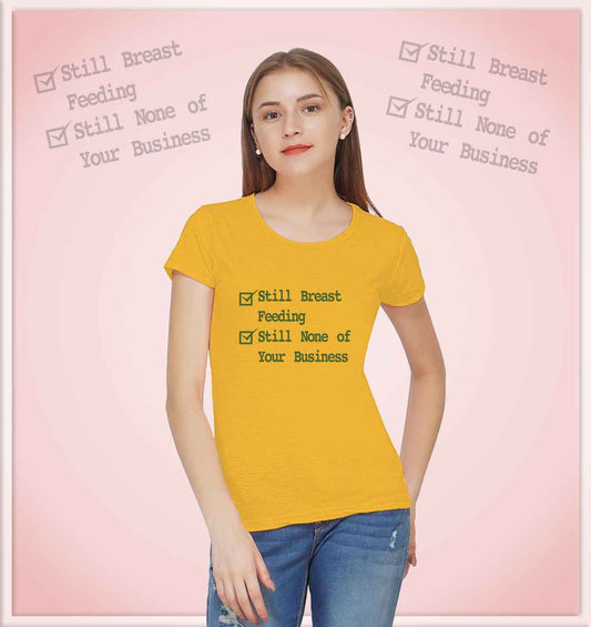still Brest Feeding mustard
