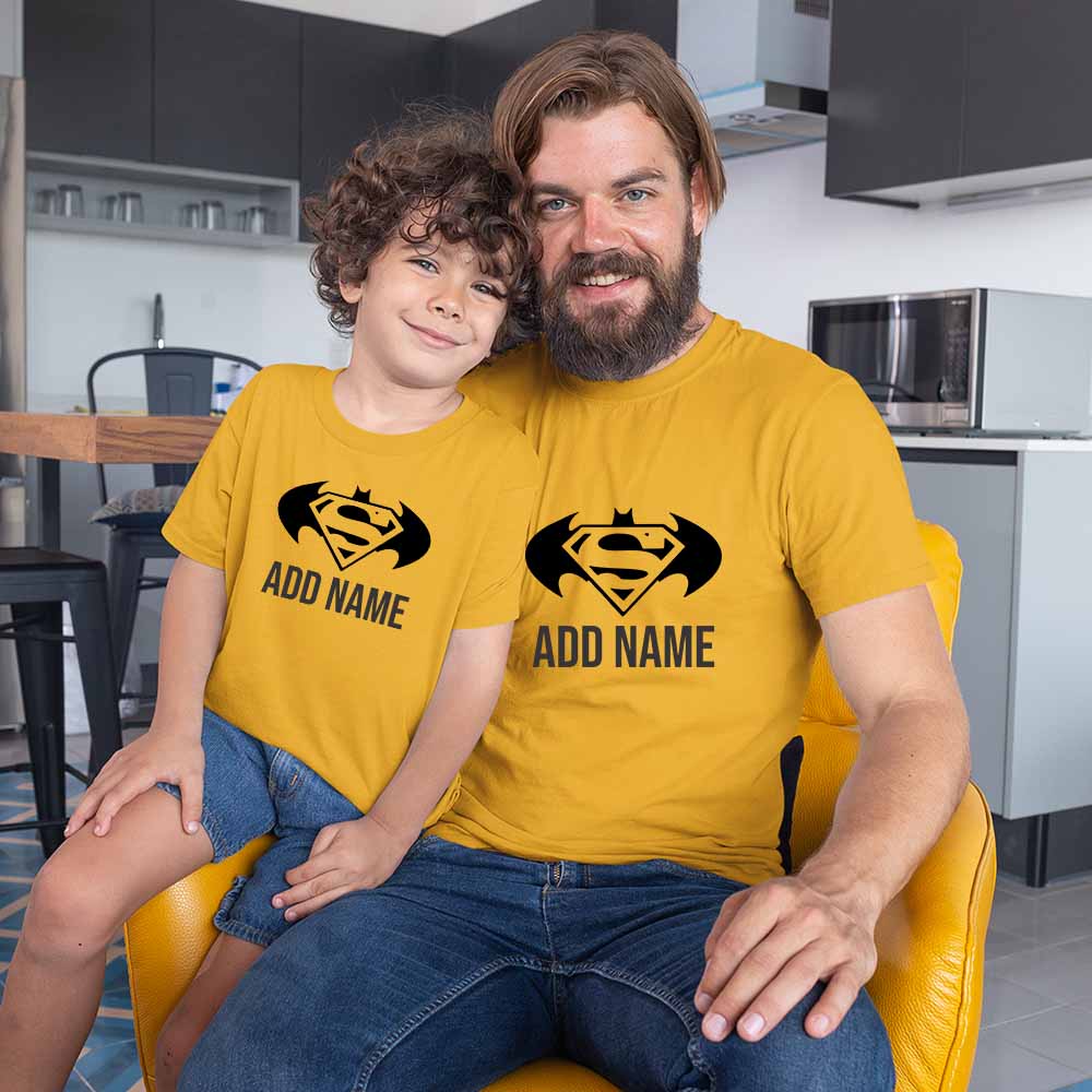 super dad son add name mustard