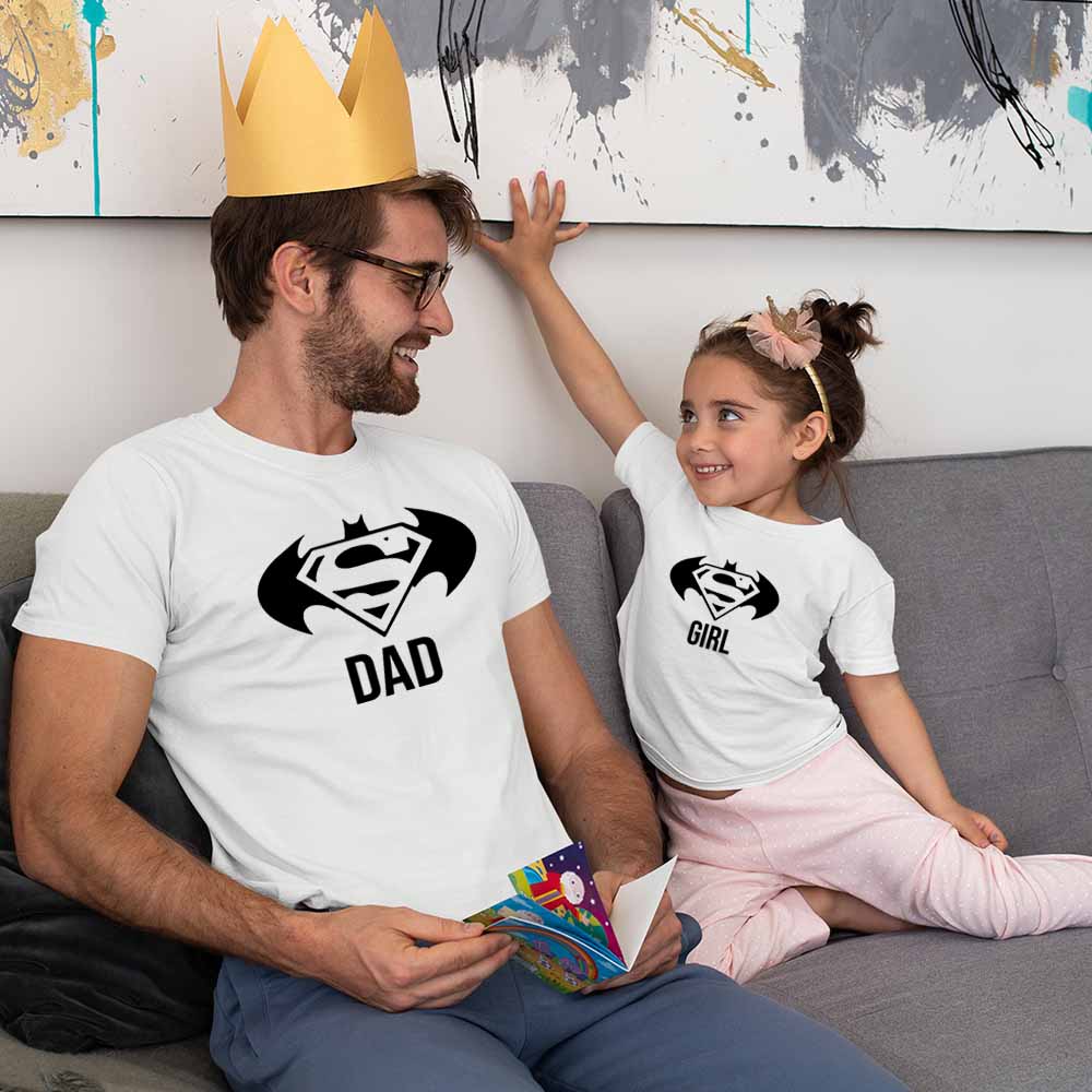 cotton father and daughter same dress father daughter dress father daughter dress combo white