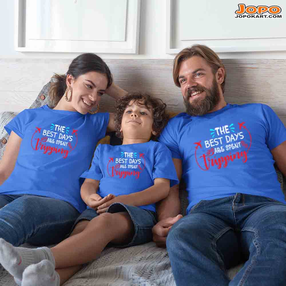 the best days are family royal blue