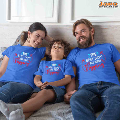 the best days are family royal blue
