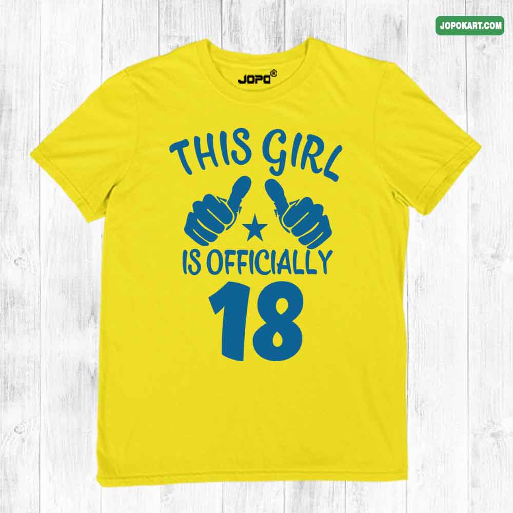 this girl 18 official yellow