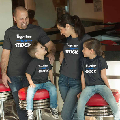 Together we Rock matching t shirt for family