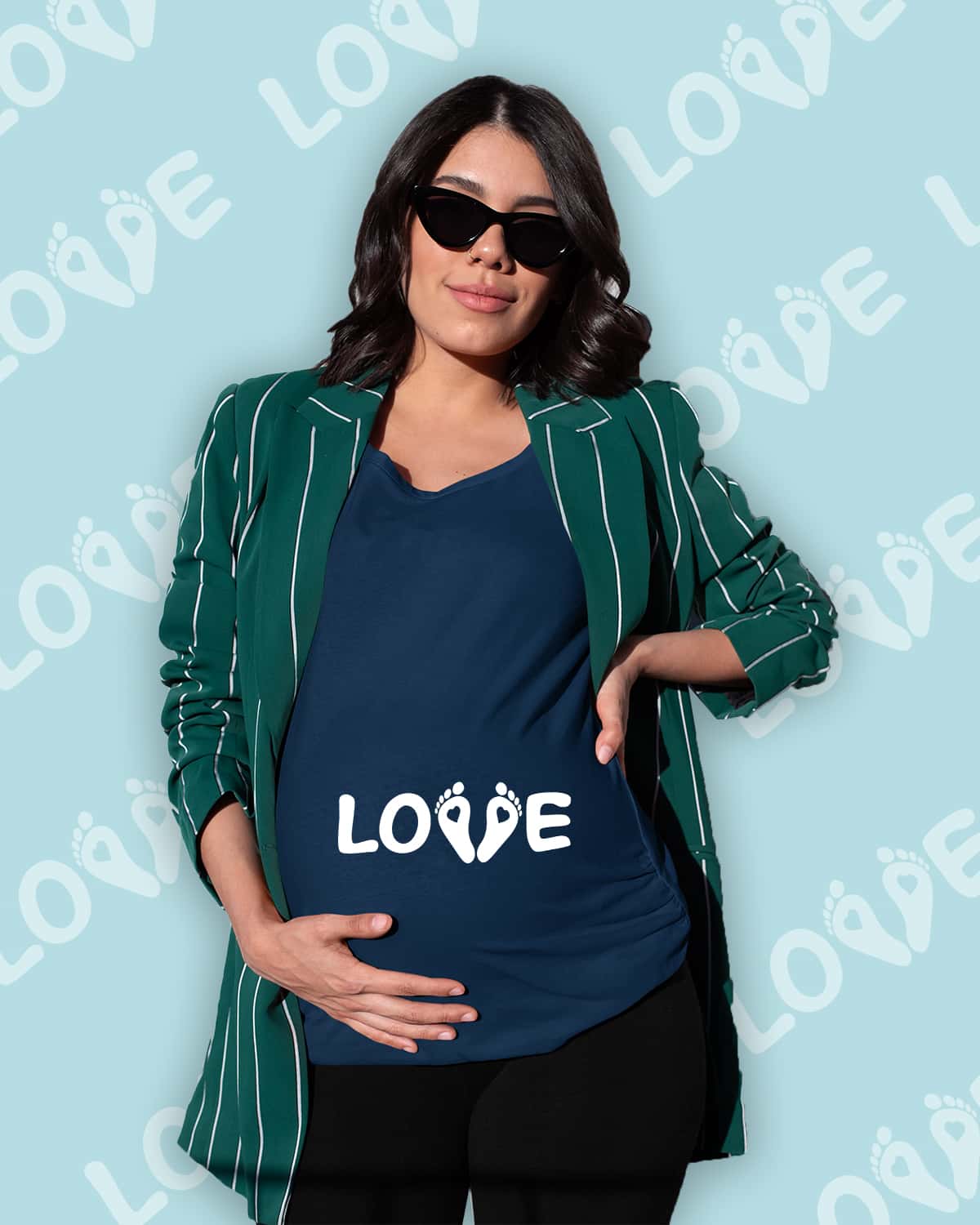 baby bump Love maternity tshirt pregnancy