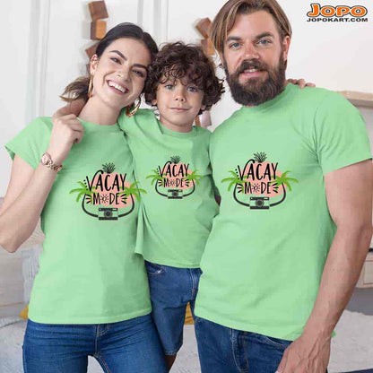 cotton set of t shirts team t shirts team shirts family mint green