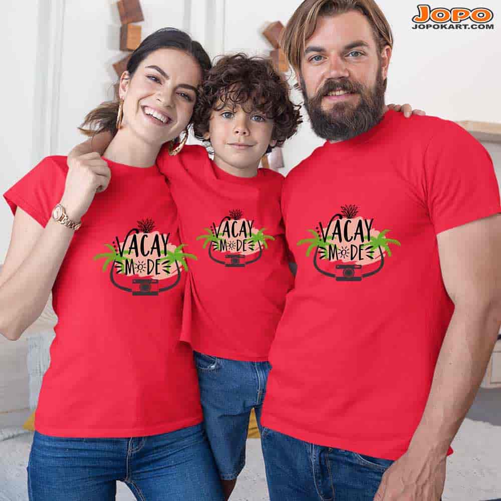 cotton team t shirts design travel tshirt group day tshirt family red
