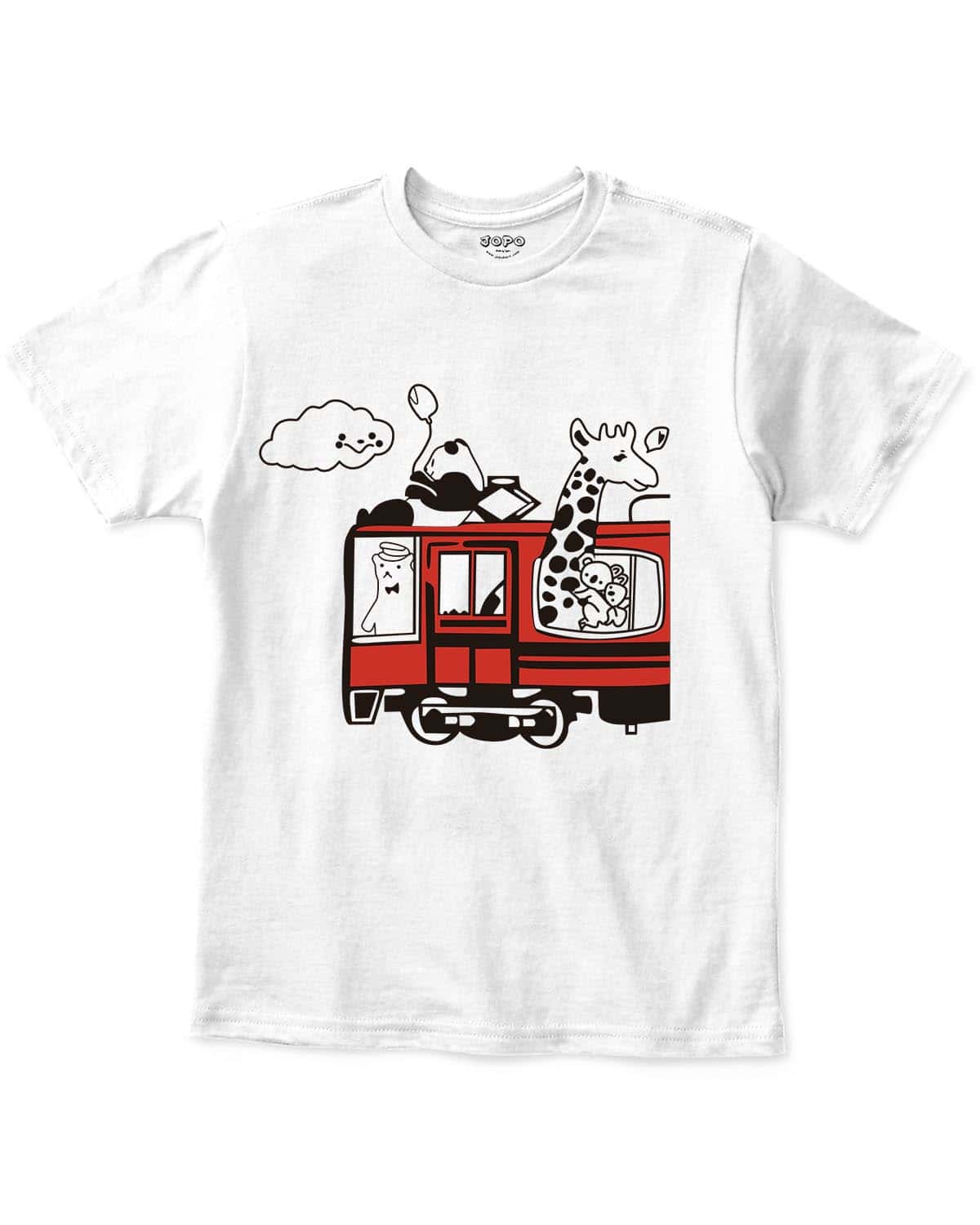 Jungle Train Printed Kids T-Shirts