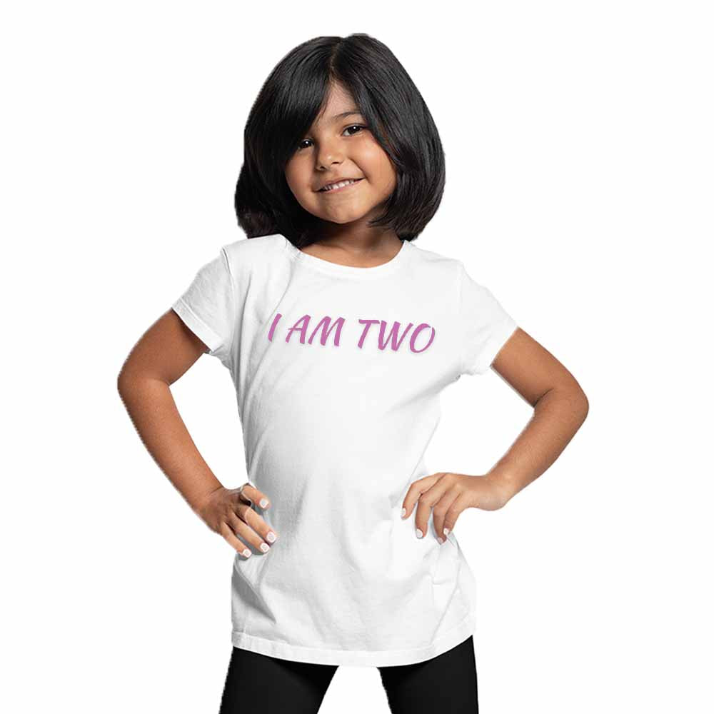 I Am Two Birthday Theme Kids T-shirt