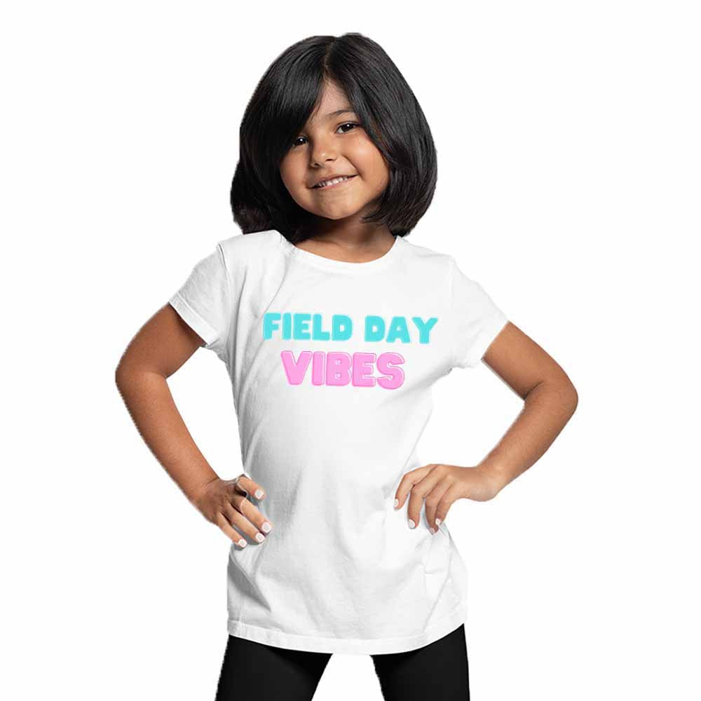 Pre-school Theme Field Day Vibes T-Shirt For Kids