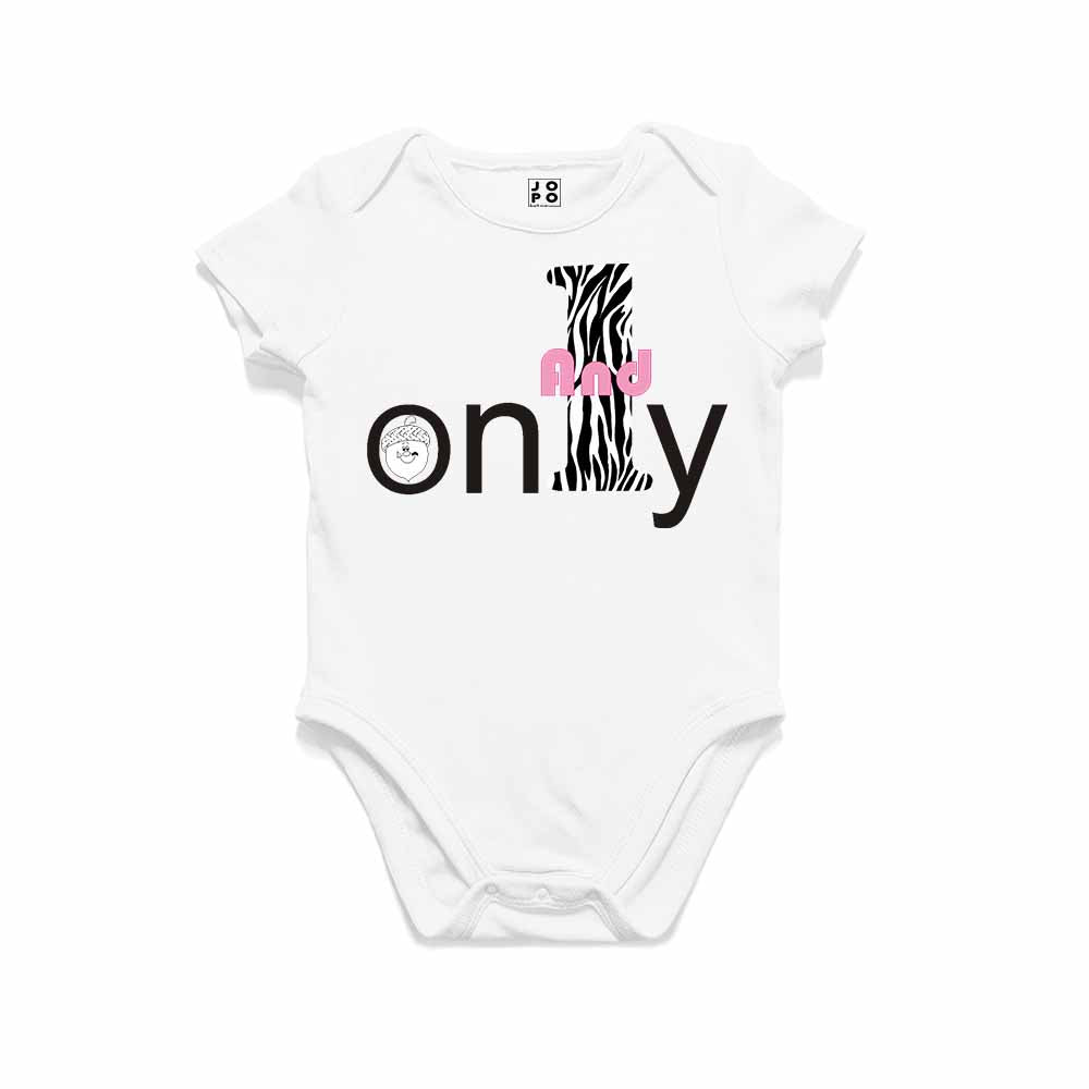 1 and Only Printed Design T-shirt/Romper