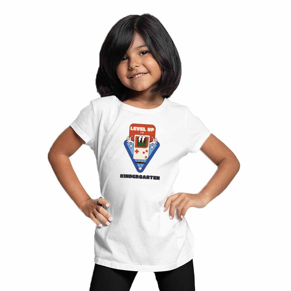Pre-school Theme Leave Up T-Shirt For Kids