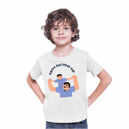 Happy Birthday Dad design Boy T-shirt