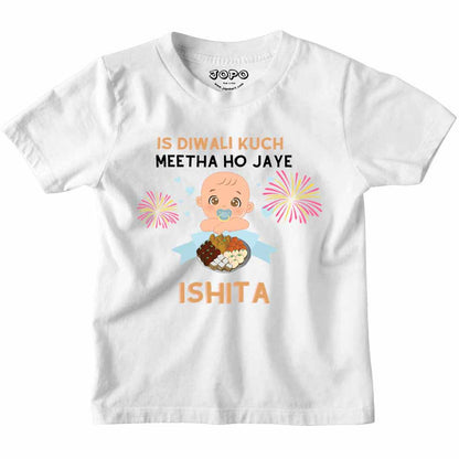 First Diwali with Names customised T-shirt/onesie