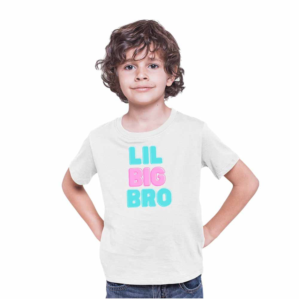 Lil Big Bro Design Multicolor T-shirt/Romper