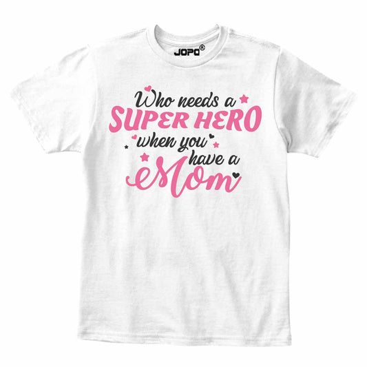 who needs a super hero white