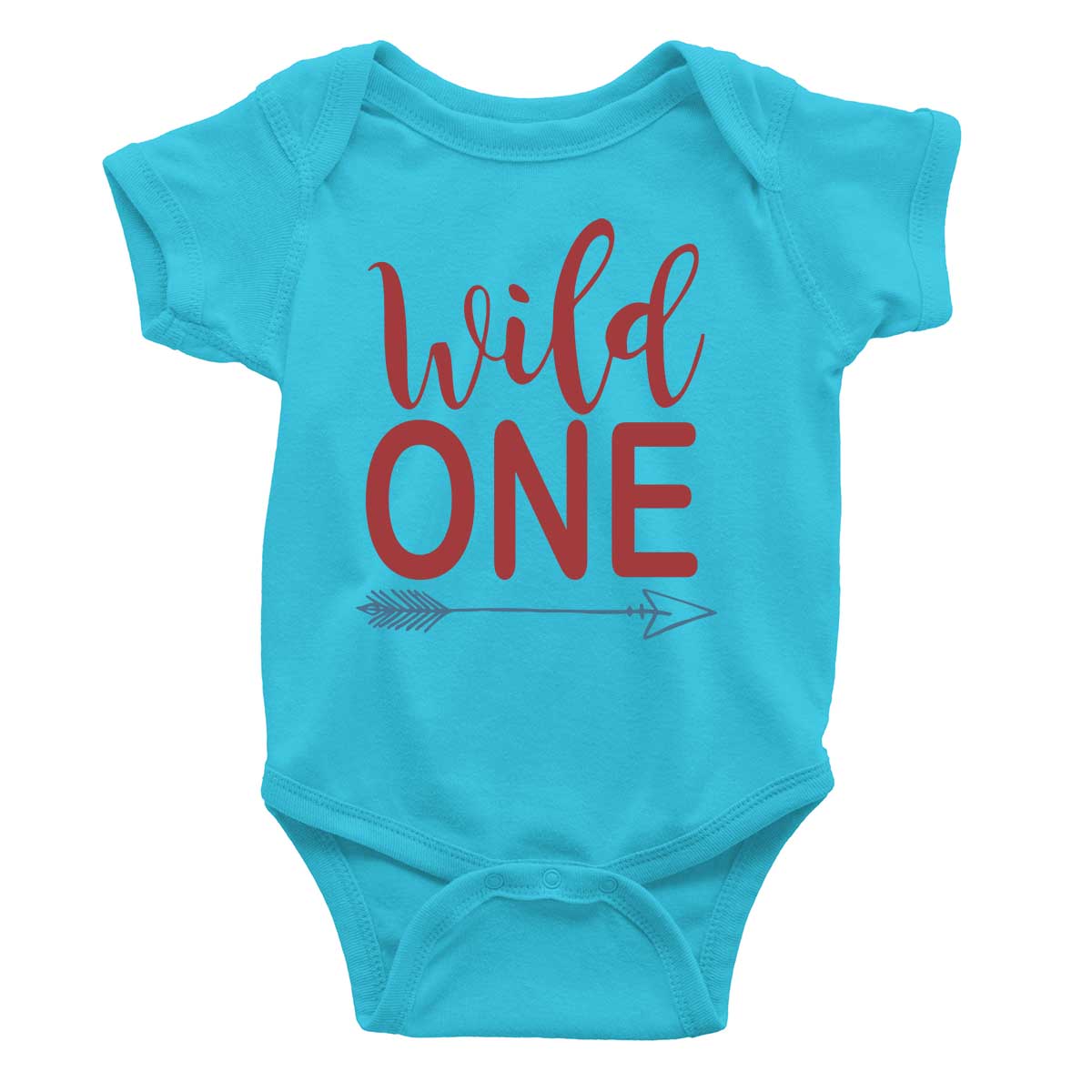 wild one rompers blue