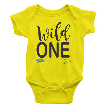 wild one rompers yellow