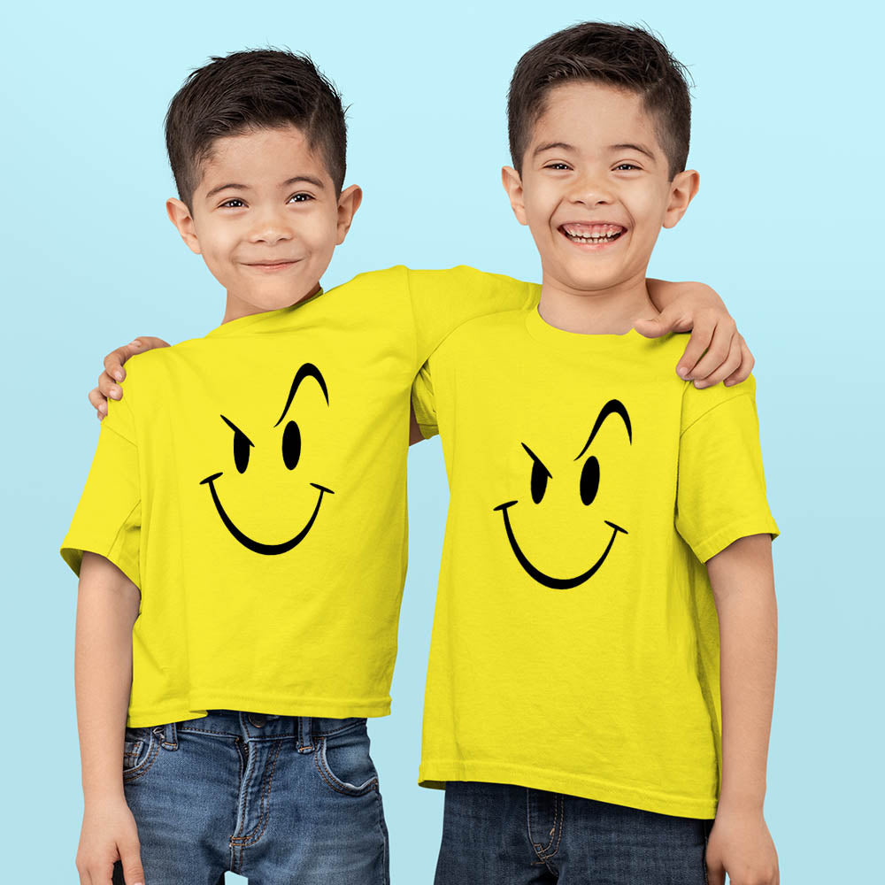jopo wink Sibling matching tshirt combo of brothers & sisters yellow