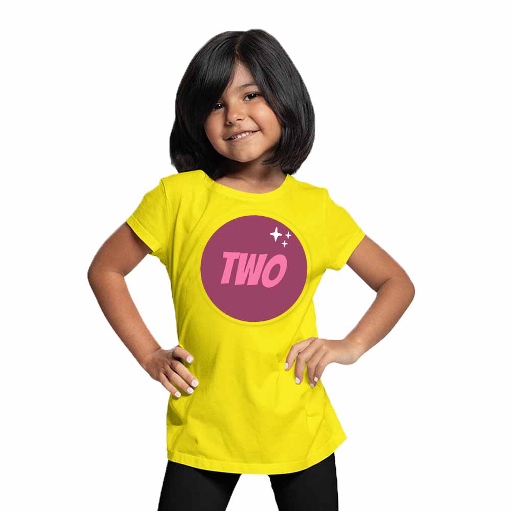 Two Designed Birthday Theme Kids T-shirt
