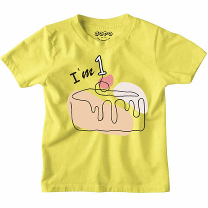 I am Birthday Cake Design T-shirt